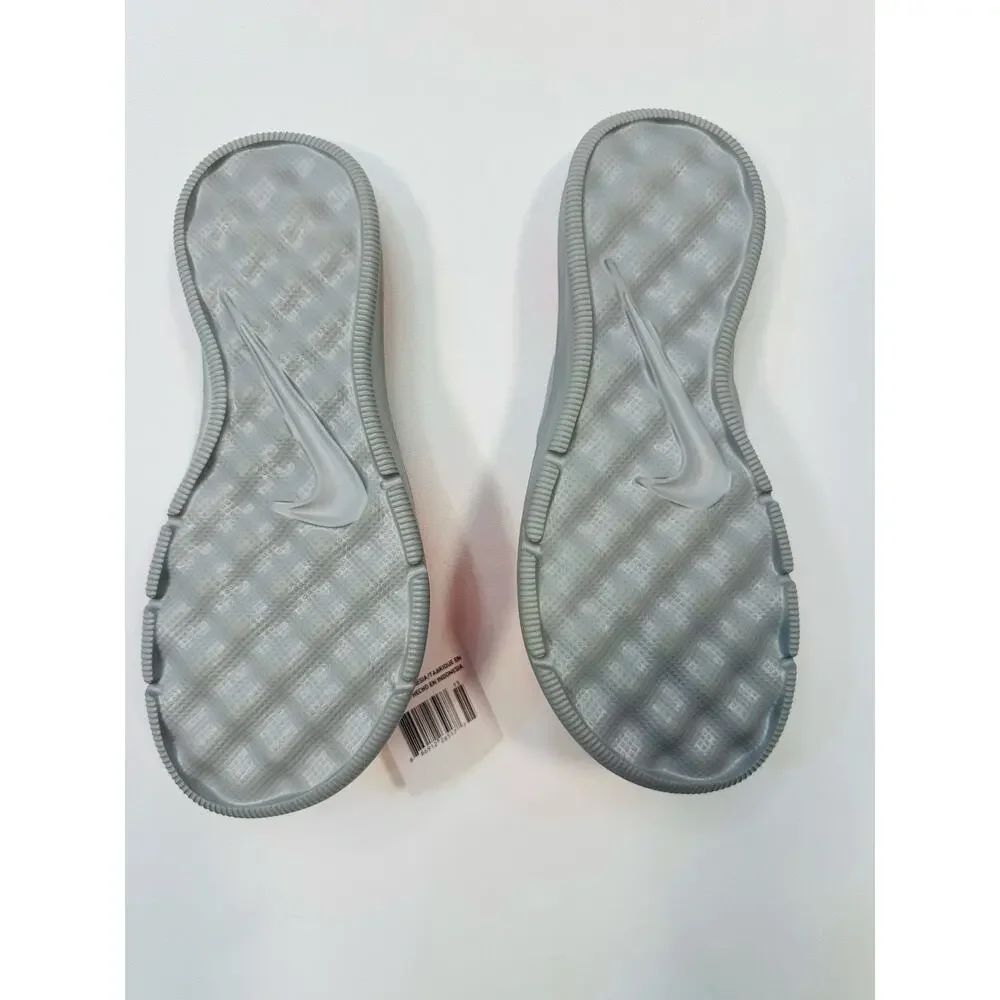 Nike Women’s Ultra Comfort Thong Sandals in Grey and Neon Orange Size 6 - Picture 5 of 7